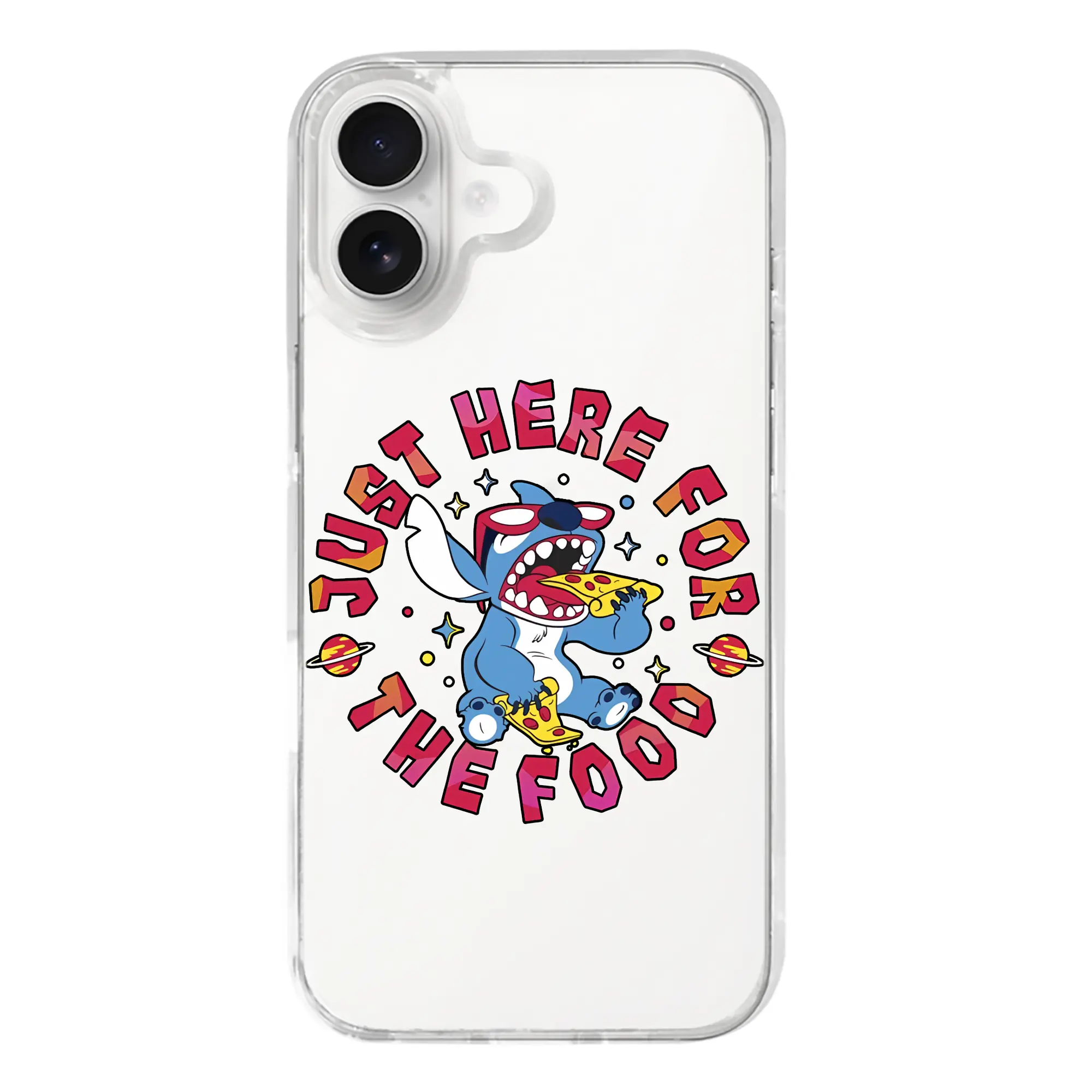 リロ＆スティッチ グッズ スティッチ - iPhone 17シリーズ 透明スマホケース – 薄型・耐衝撃・精密フィット保護カバー